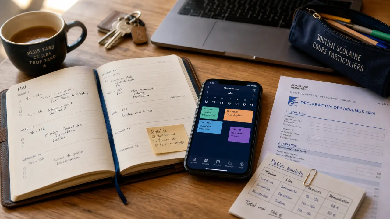 Petit boulot pour arrondir fin de mois : missions en ligne à domicile, week-end