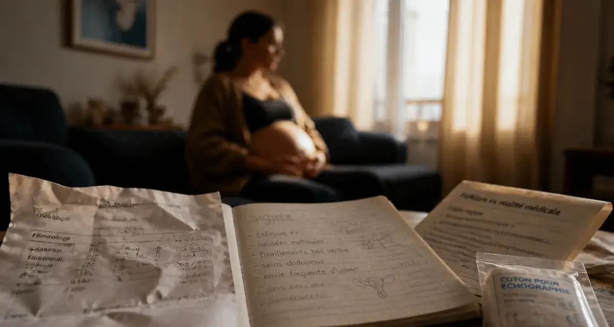 Signes grossesse fille : folklore vs réalité médicale, papiers d’examens et carnet de grossesse