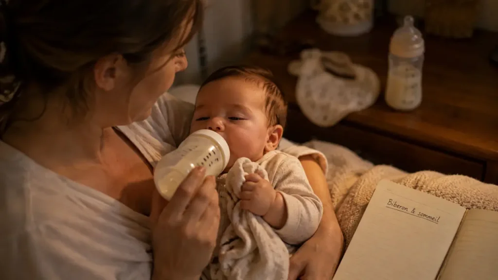 Bébé s’endort au biberon : faim, réconfort ou tétine mal adaptée ?