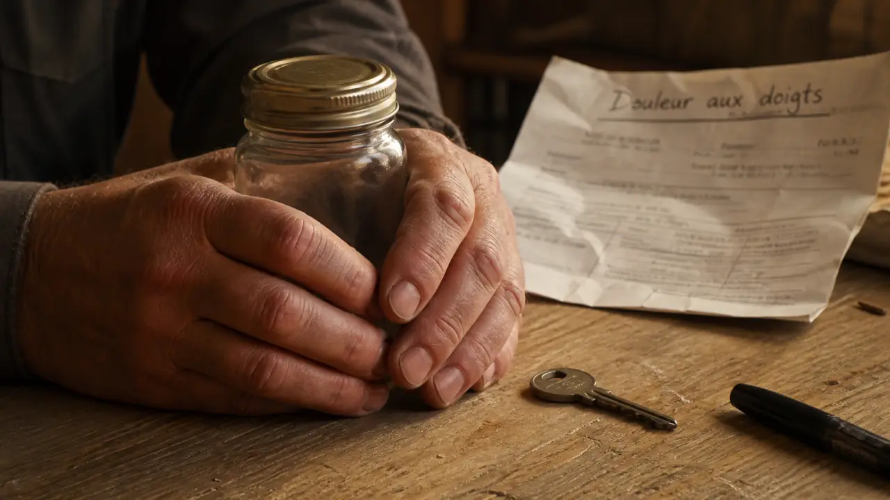 Douleurs aux doigts articulations : mains gonflées et raides