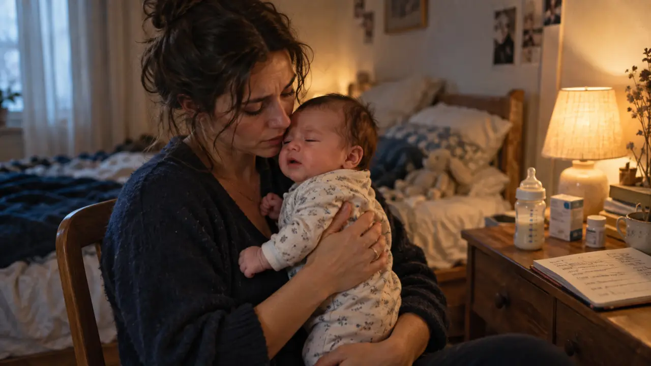 Inexium et sommeil bébé : mère avec bébé, chronologie des réveils