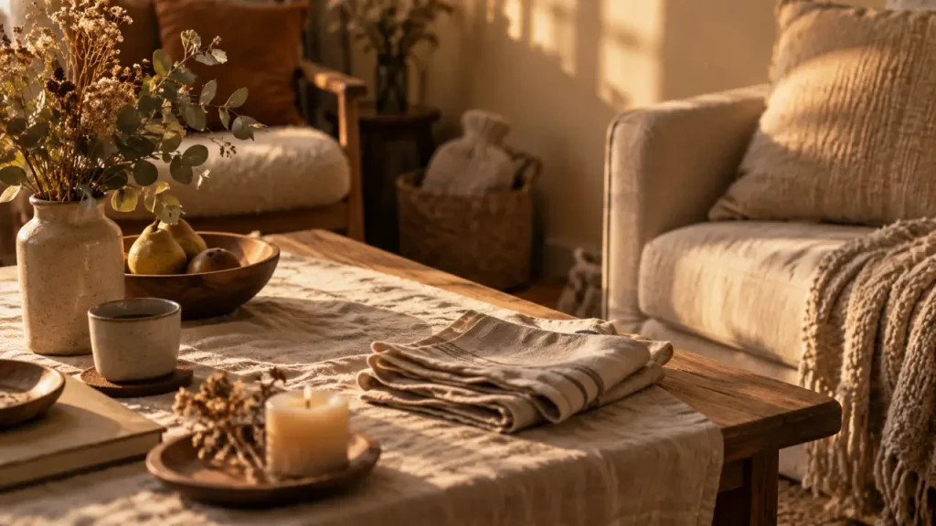 Maison de Vacances : une décoration textile pour ralentir chez soi