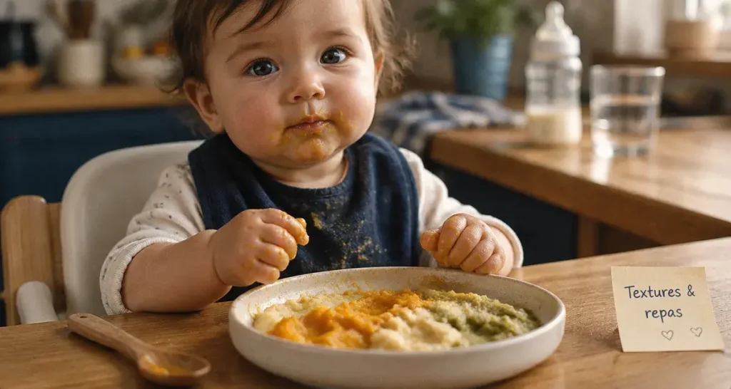 À 11 mois, bébé peut manger des morceaux fondants : quatre repas et les aliments à écarter