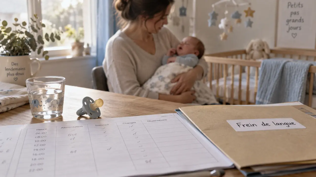 Frein de langue bébé : signes sommeil et tétine