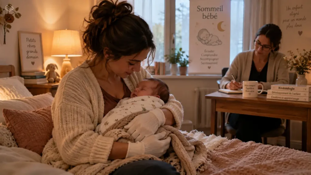 Kinésiologue et sommeil du bébé : une aide possible, sans écarter les causes médicales