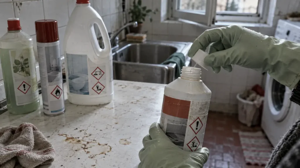 Pictogrammes produits ménagers : les 9 losanges rouges qui signalent un danger