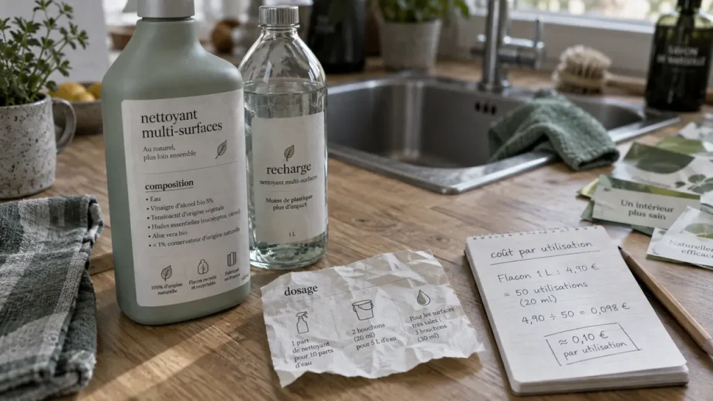 Produits ménagers bio : la composition ne suffit pas pour bien choisir